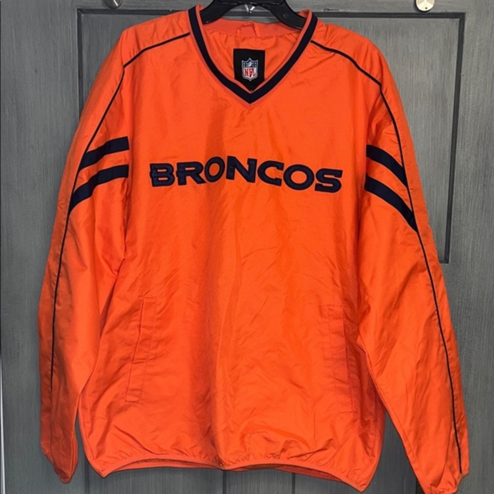 NFL Denver Broncos Sz LG Lightweight Pullover Officially Licensed #nfl #broncos